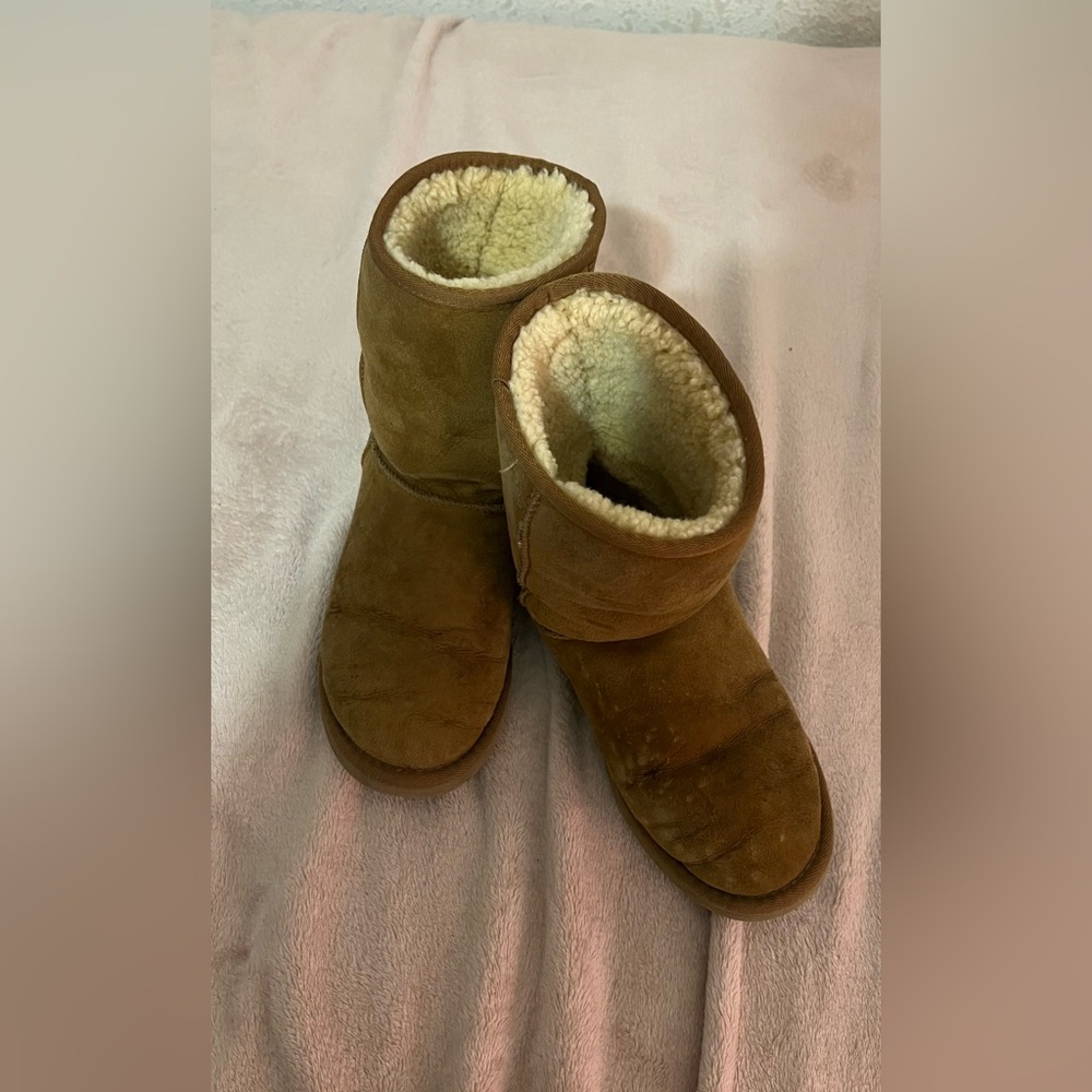 UGG Cozy Brown Shearling-Lined Boots